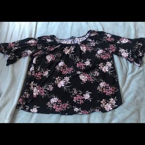 Floral print top
